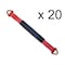 Tie 4 Safe 2" x 36" Axle Straps w/ Sleeve & D Rings, WLL, 3,333 lbs., PK20 RT41A-36M18-R-C-20 - alternate 1